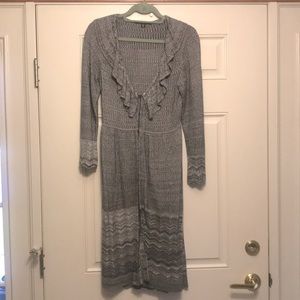 Long silk/rayon cardigan by fever